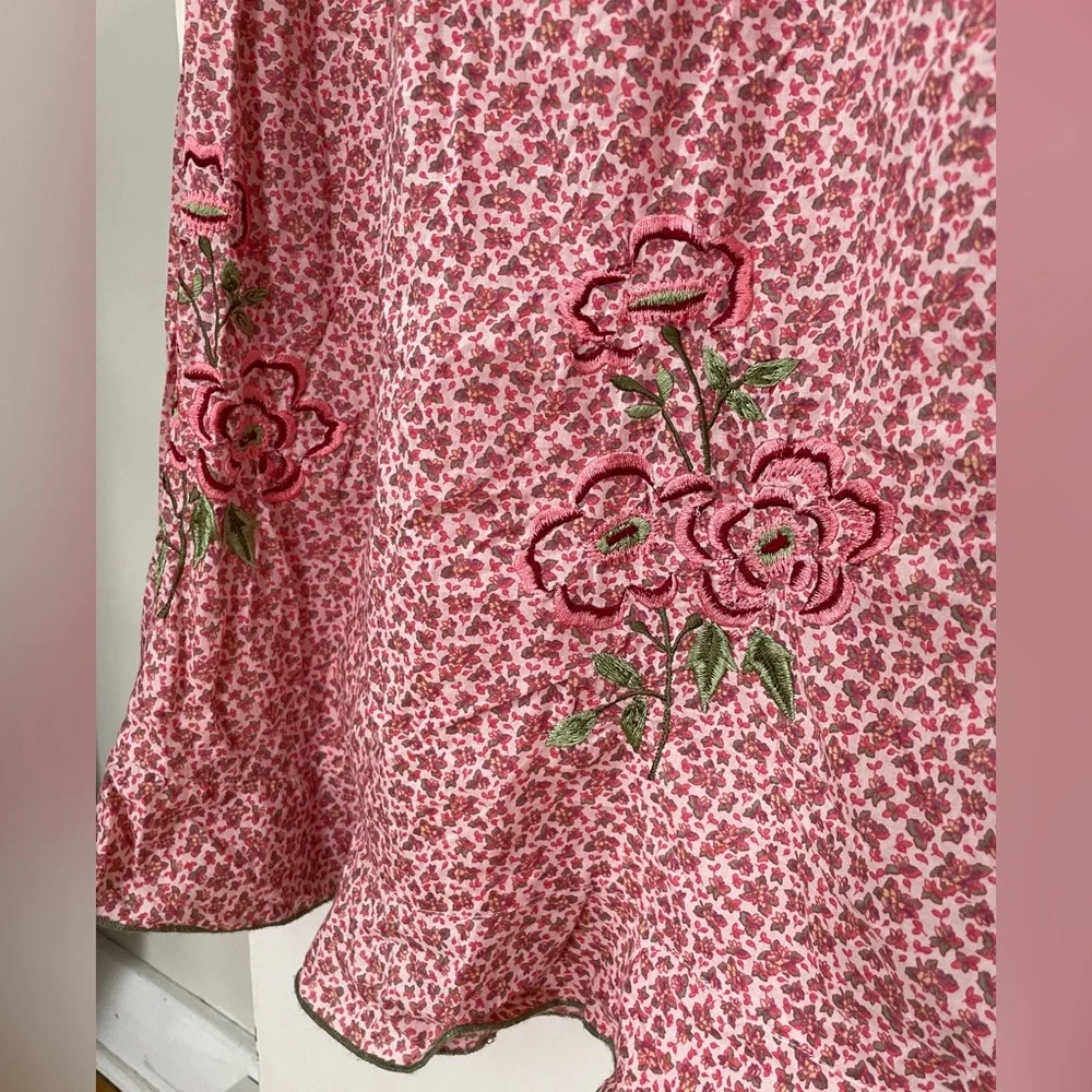 Vintage Cotton Summer dress with embroidery - Picture 5 of 5